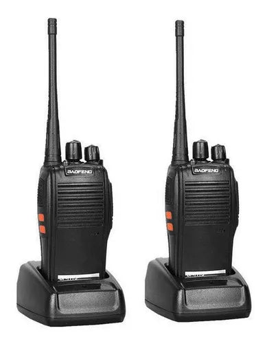 2 Rádios Comunicadores Baofeng BF-777S com Fone de Ouvido Ear-1 (2 Unidades)